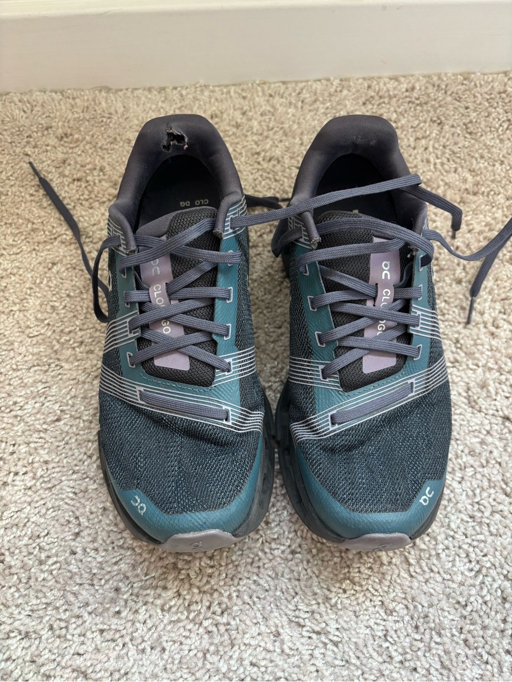 On Running Cloud Women's Running Shoes in Black/Gray